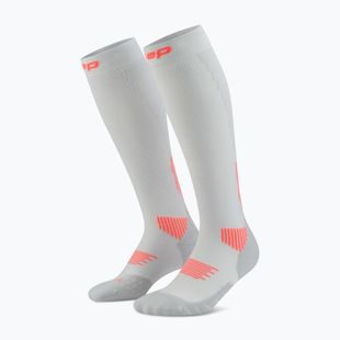Women's compression socks CEP Run Tall 5.0 grey