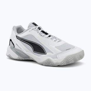Men's handball shoes PUMA Solarstrike 4 puma white/puma black/silver