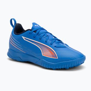 PUMA Ultra 6 Play TT Jr children's football boots ultra blue/puma white/glowing red