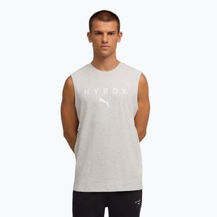 Men's training T-shirt PUMA Hyrox Cutoff Tank gray