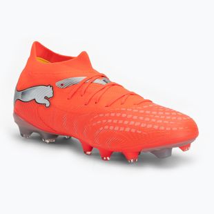 Football boots PUMA Future 9 Fusion FG/AG glowing red/puma white/puma black/puma silver