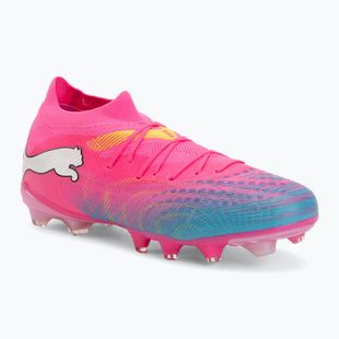 Football boots PUMA Future 9 Match FG/AG poison pink/puma wht/sun stream/bright aqua/puma blk