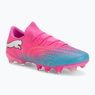 Football boots PUMA Future 9 Match Fusion FG/AG poison pink/puma wht/sun stream/bright aqua/puma blk