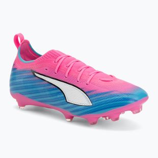 Children's football boots PUMA Ultra 6 Pro Jr FG/AG poison pink/puma wht/sunstream/bright aqua/puma blk