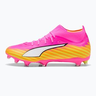 Football boots PUMA Ultra 6 Match + FG/AG poison pink/puma wht/sun stream/bright aqua/puma blk