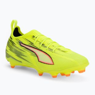 Football boots PUMA Ultra 6 Pro Jr FG/AG yellow alert/puma black/glowing red/lime squeeze