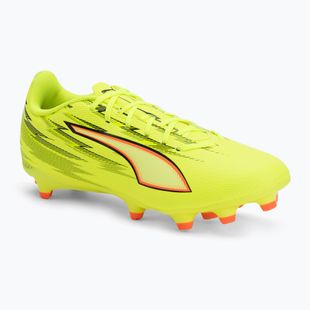 Football boots PUMA Ultra 6 Play FG/AG yellow alert/puma black/glowing red/lime squeeze