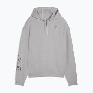Men's training sweatshirt PUMA Hyrox Cloudspun Hoodie gray