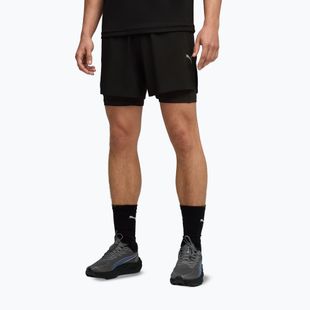 Men's running shorts PUMA Dreamrun 2in1 5" DryCELL puma black