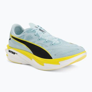 Men's running shoes Puma Deviate Nitro Elite 4 Fresh Water/Lemon Crush/Puma Black