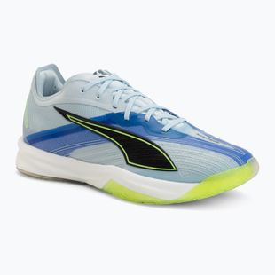 Handball shoes PUMA Accelerate Nitro SQD 5 aqua glow/puma black/green glare/royal sapphire