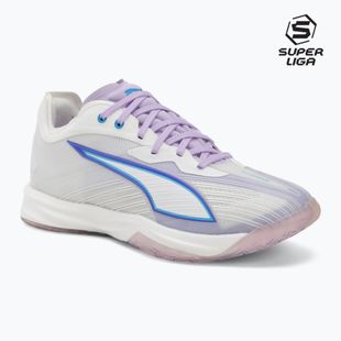 Handball shoes PUMA Accelerate Nitro SQD 5 puma white/royal sapphire/light lavender