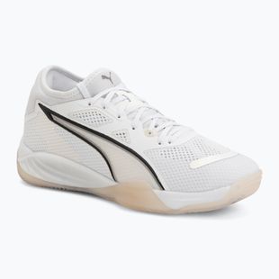 Men's handball shoes PUMA Eliminate NITRO SQD 4 white