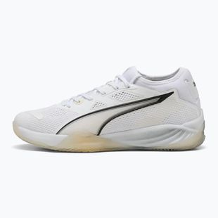 Men's handball shoes PUMA Eliminate NITRO SQD 4 white