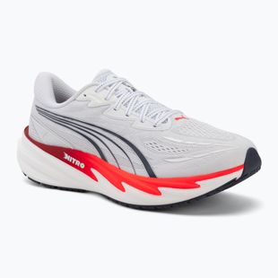 Men's running shoes Puma Velocity Nitro 5 puma white/ultra red