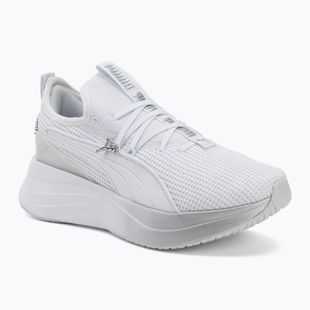 Women's shoes PUMA Softride Sabrina Polished Chrome puma white/silver mist/puma silver