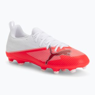 Children's football boots PUMA Ultra 7 Match FG/AG Jr ultra red/puma black/puma white