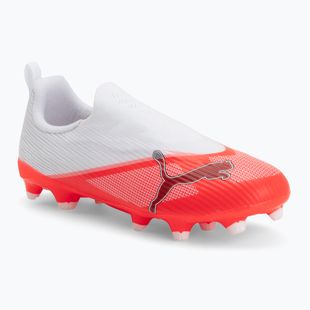 Children's football boots PUMA Ultra 7 Match LL FG/AG Jr ultra red/puma black/puma white