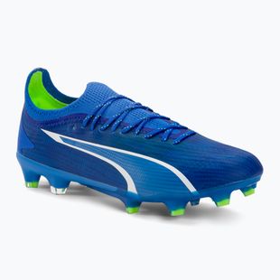 PUMA Ultra Ultimate FG/AG men's football boots ultra blue/puma white/pro green