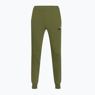 Men's PUMA Essentials+ 2 Col Logo TR trousers olive green