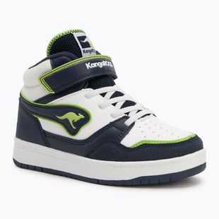 KangaROOS K-CP Dunkin Mid EV dark navy/lime children's shoes