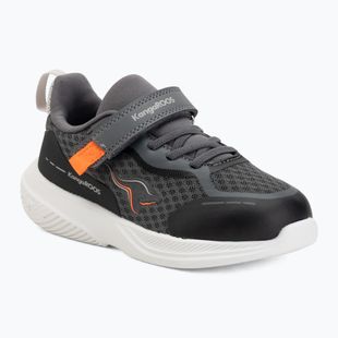 Children's shoes KangaROOS K-RDI Pebble EV steel grey/neon orange