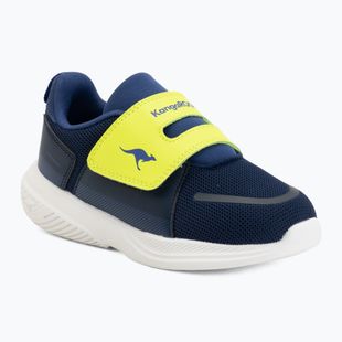 Children's shoes KangaROOS K-RDI Puddle V k blue/sulphur spring
