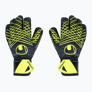 Uhlsport Prediction Soft Pro goalkeeper gloves black/white/fluo orange