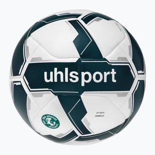 Uhlsport Attack Addglue football white/dark blue/blue size 5