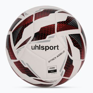Uhlsport Attack Addglue football white/black/fluo red size 5