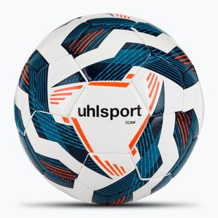 Football uhlsport Team white/navy/fluo orange size 5
