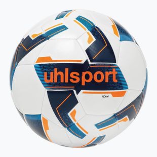 Football uhlsport Team white/navy/fluo orange size 5