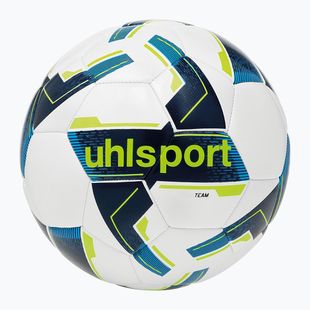 Football uhlsport Team white/navy/fluo yellow size 4