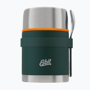 Food thermos with cutlery Esbit Stainless Steel Food Jug 750 ml forest green