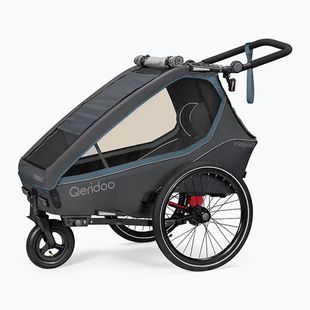 Qeridoo Kidgoo 1 bicycle trailer dark navy/blue