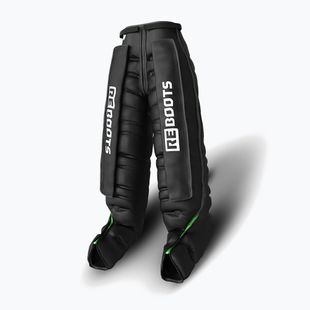 Lymphatic drainage leg sleeves REBOOTS Go Lite Recovery Pants 2.0 2025 Edition black/white/green
