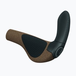 Handlebar grips Ergon GP4 Evo Biokork black/grey