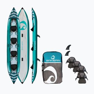 SPINERA Hybris 510 teal/white/grey 4-person inflatable kayak