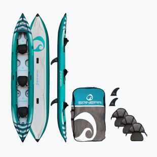 SPINERA Hybris 475 teal/white/grey 3-person inflatable kayak
