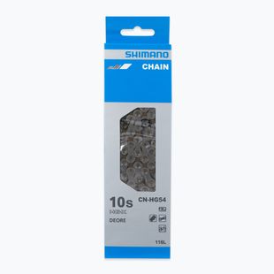 Shimano bicycle chain CN-HG54 + Pin 10rz 116 Links silver ICNHG54116I