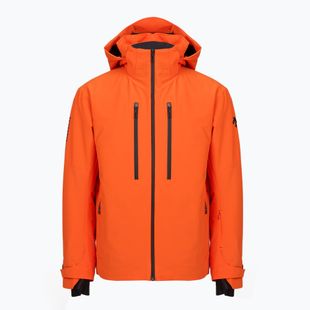 Men's ski jacket Descente Stream mandarin orange