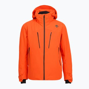 Men's ski jacket Descente Angular Line mandarin orange