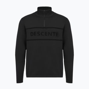 Sweater Descente Half Zip Logo black