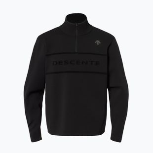 Sweater Descente Half Zip Logo black