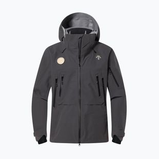 Men's ski jacket Descente Swiss 3L Hard Shell dark grak