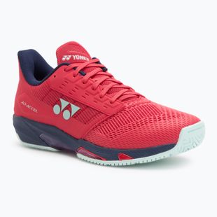 Men's tennis shoes YONEX Power Cushion Ad-Accel sunsed red