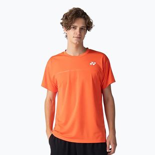 Men's tennis shirt YONEX 10728 Crew Neck cyber orange