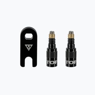 Valve adapter Topeak Turboflow Valve Adapter 2 pcs. black