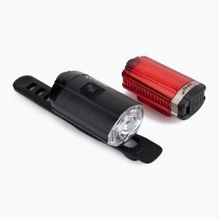 INFINI Set Tron Usb bike lights black I-8180