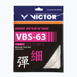 Badminton string VICTOR VBS 63 - set white